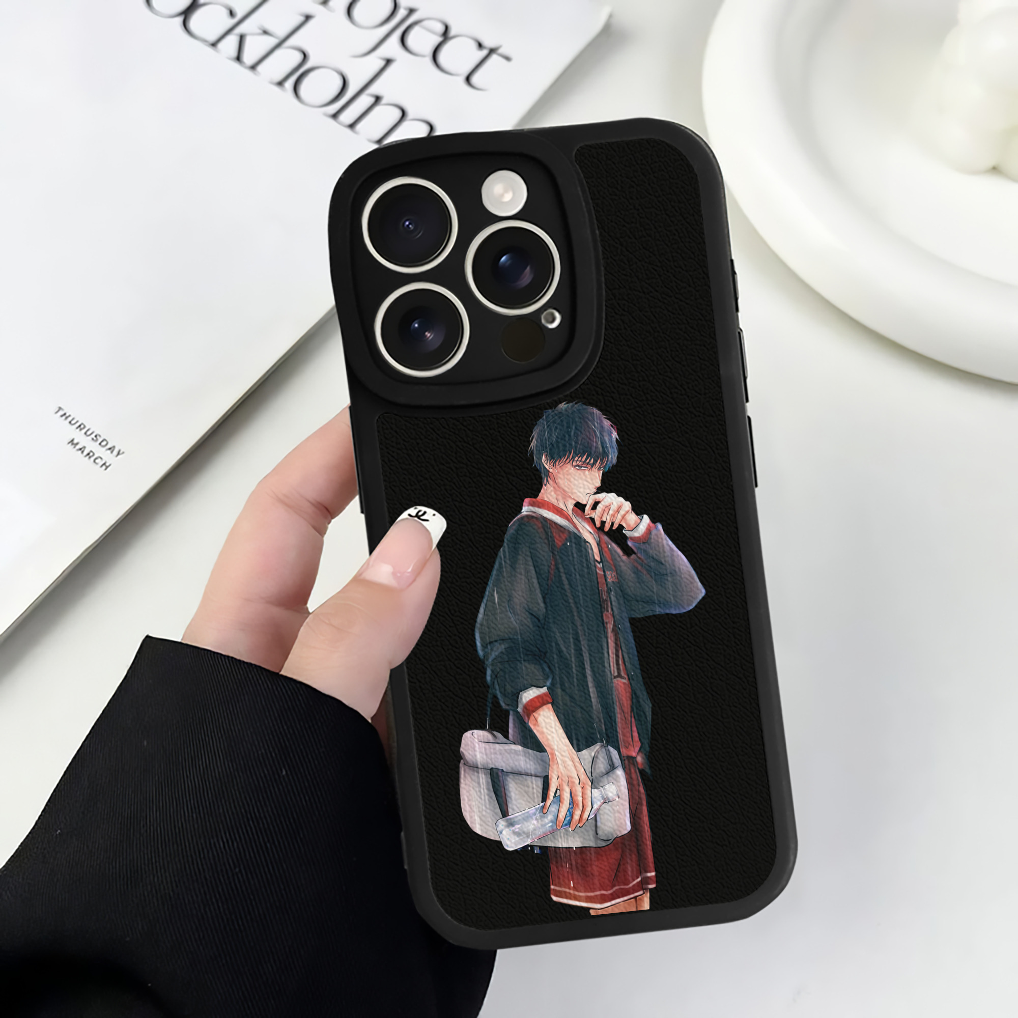 （画像用） SLAM DUNK／スラムダンク 【iPhone 16シリーズ対応】シリコンスマホケース（レザー調） 材質：シリコン